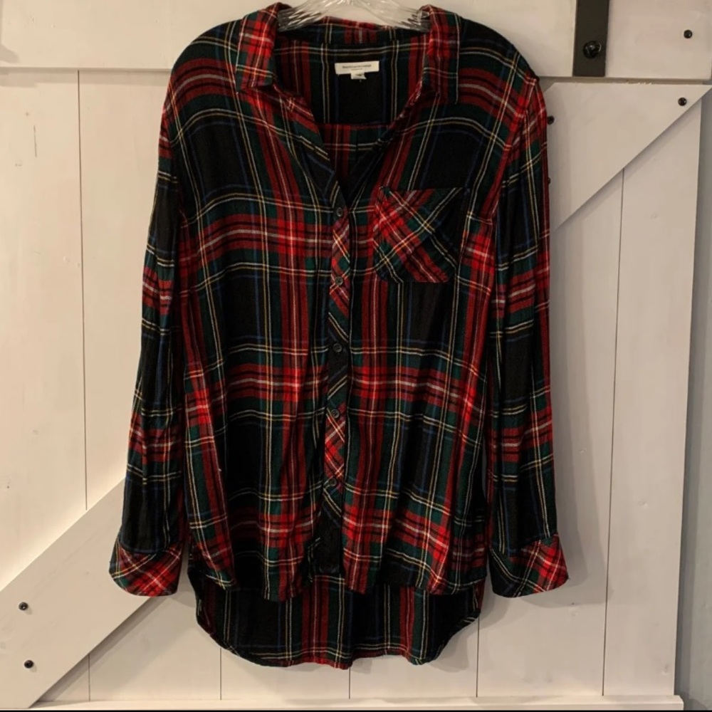 flannel blouse
